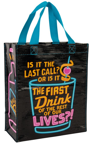 Blue handy tote bag small - tote,