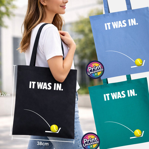 Was tennis tote bag - tennis,