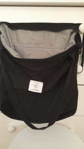 Kalidi black corduroy tote bag - black,