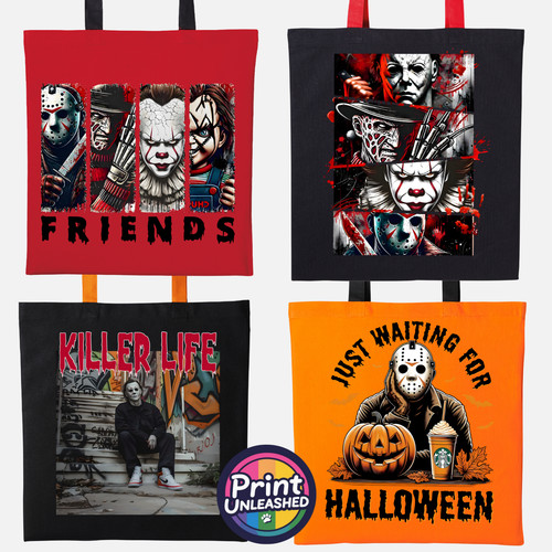 Horror movie graphic - horror, bag
