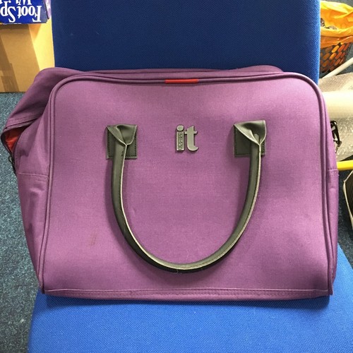 Luggage purple holdall - it,